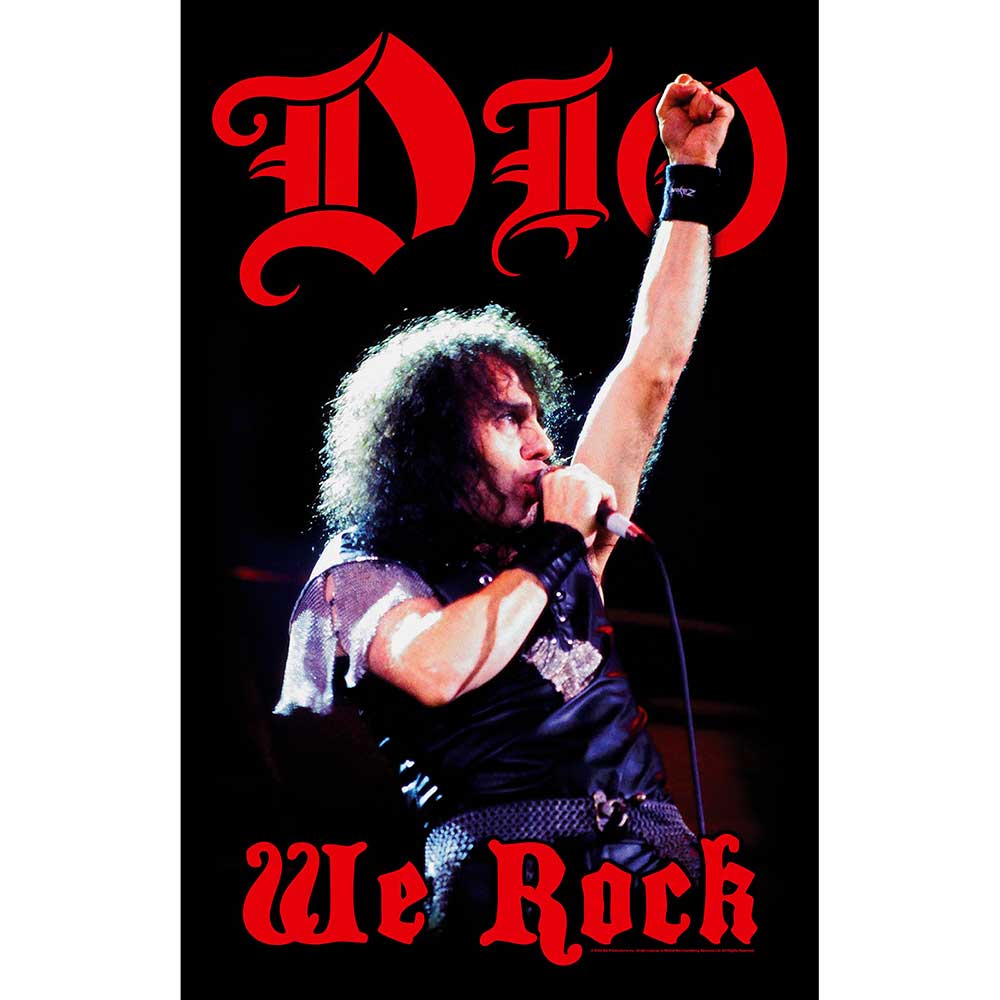Dio: We Rock Textile Poster