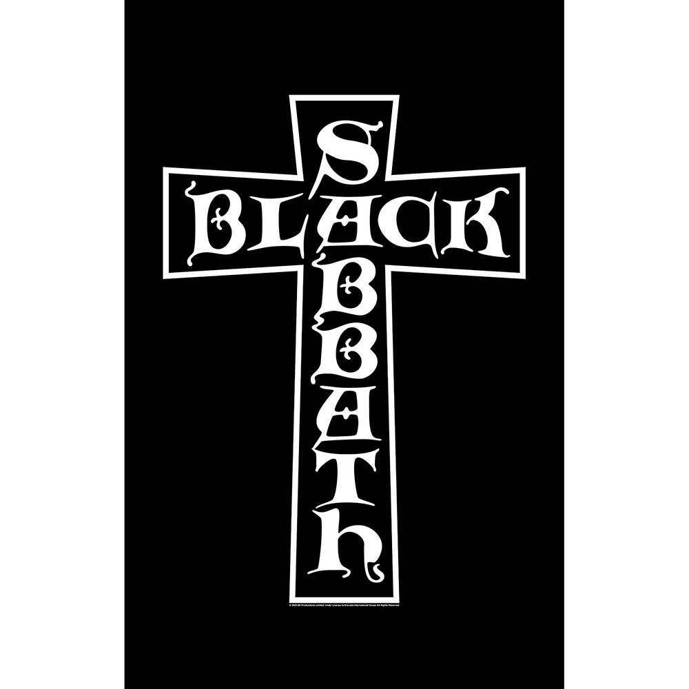 Black Sabbath: Cross Textile Poster