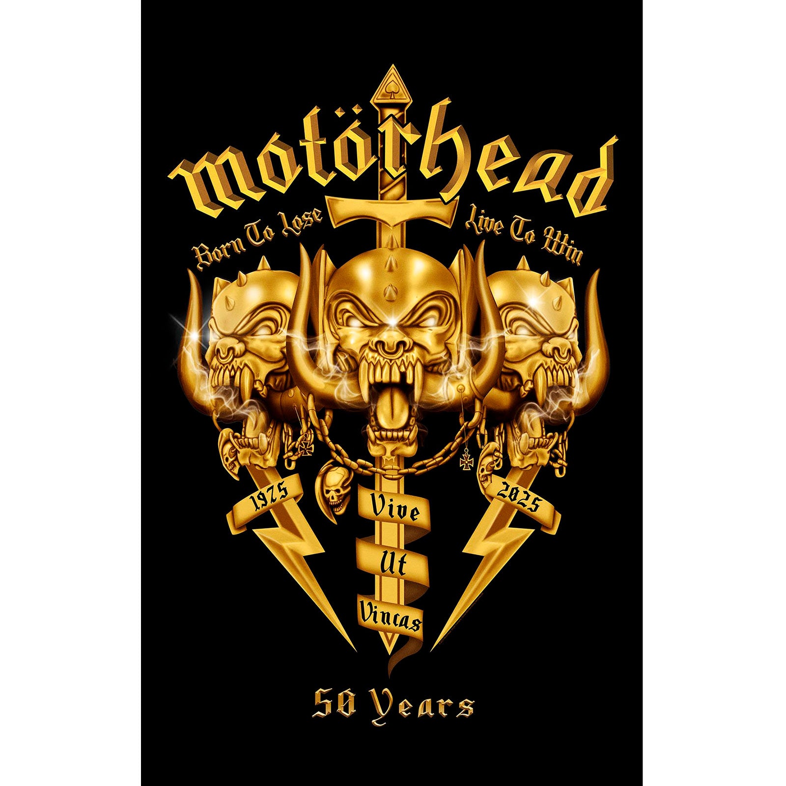 Motorhead: Core 50th Textile Poster