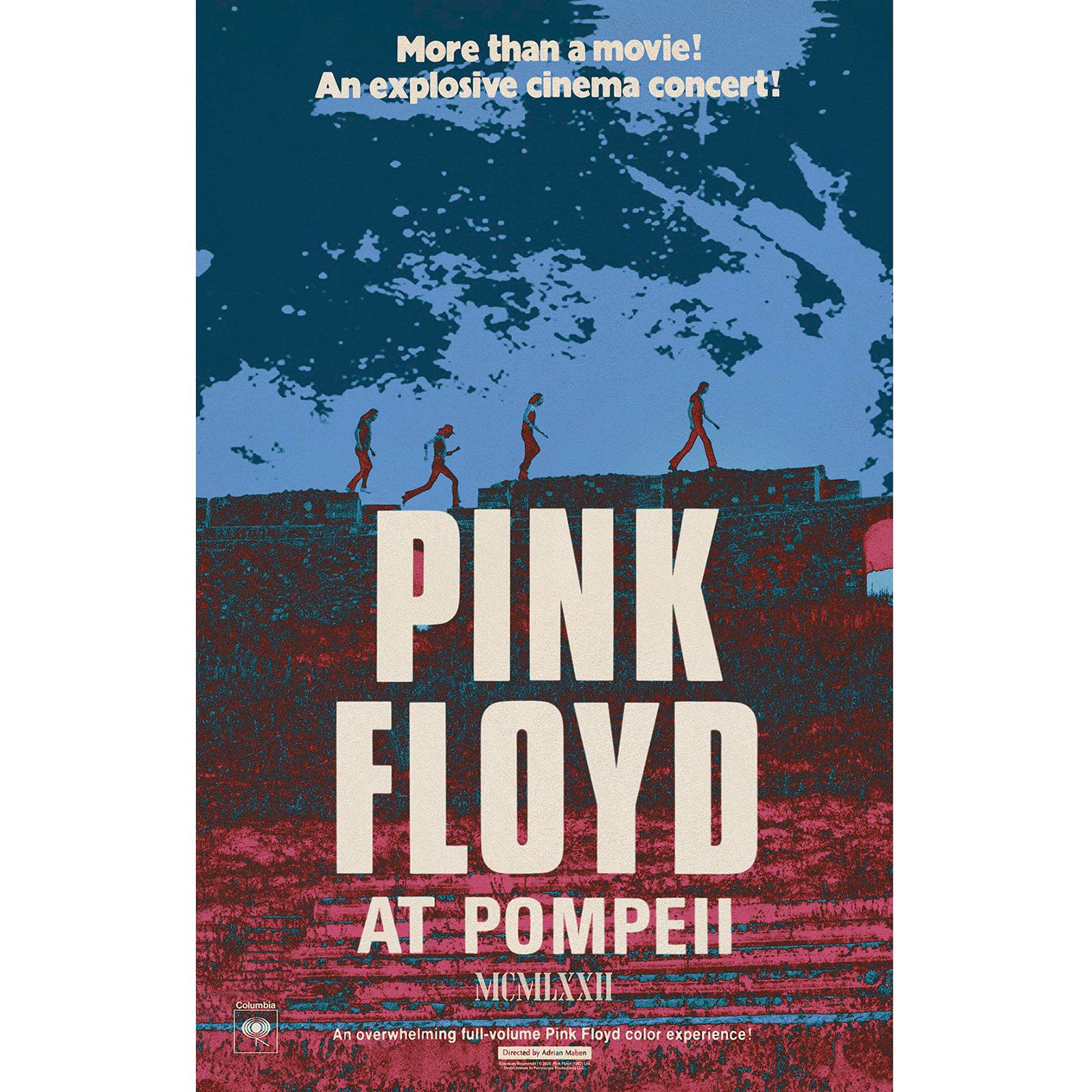 Pink Floyd: Live In Pompeii Textile Poster
