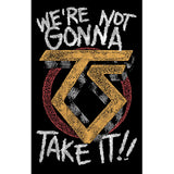 Twisted Sister: We're Not Gonna Take It Textile Poster