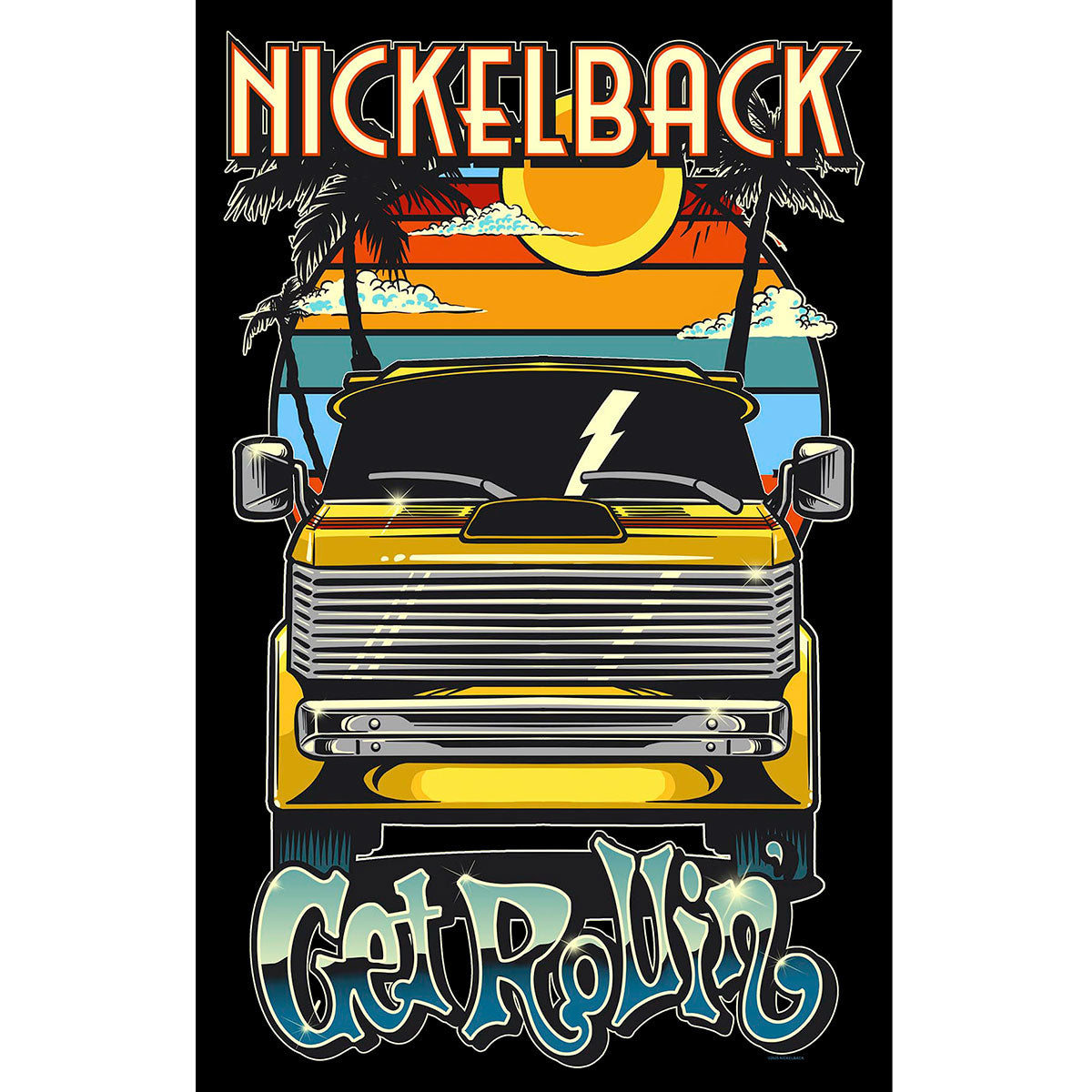Nickelback: Get Rollin' Plakat – officielt merchandise