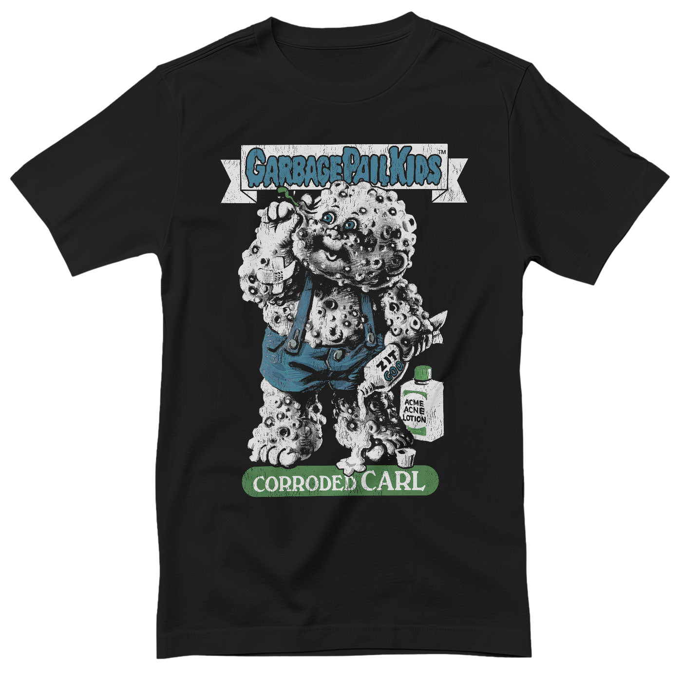 Garbage Pail Kids - Corroded Carl T-Shirt T-Shirt fra Garbage Pail Kids