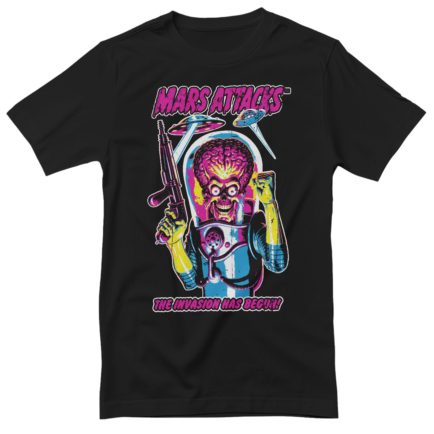 Mars Attacks - The Invasion Has Begun T-Shirt T-Shirt fra Mars Attacks