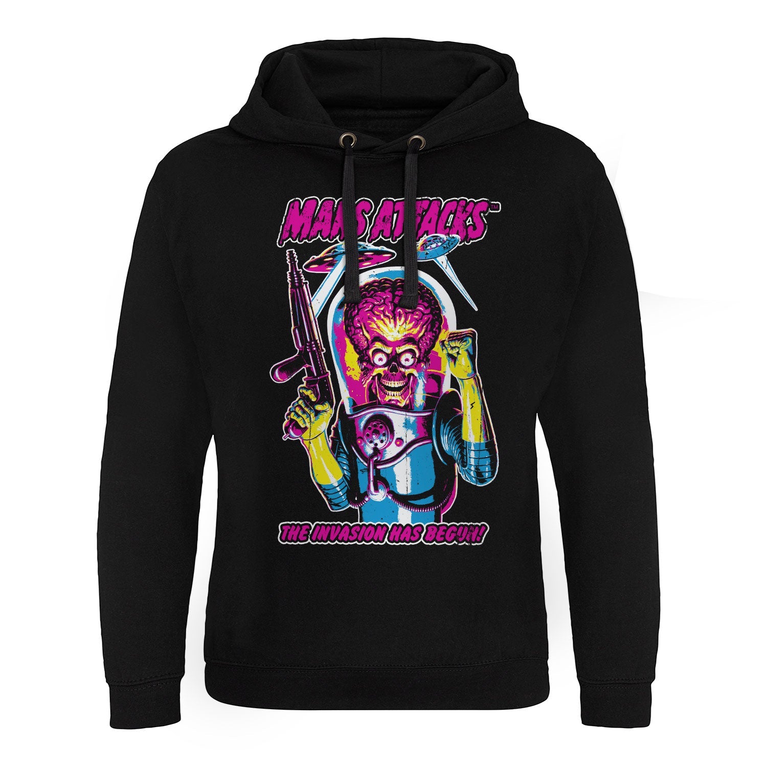 Mars Attacks - The Invasion Has Begun Epic Hoodie Epic Hoodie fra Mars Attacks