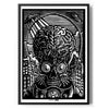 Mars Attacks B&W Art Poster Standard Poster Standard fra Mars Attacks
