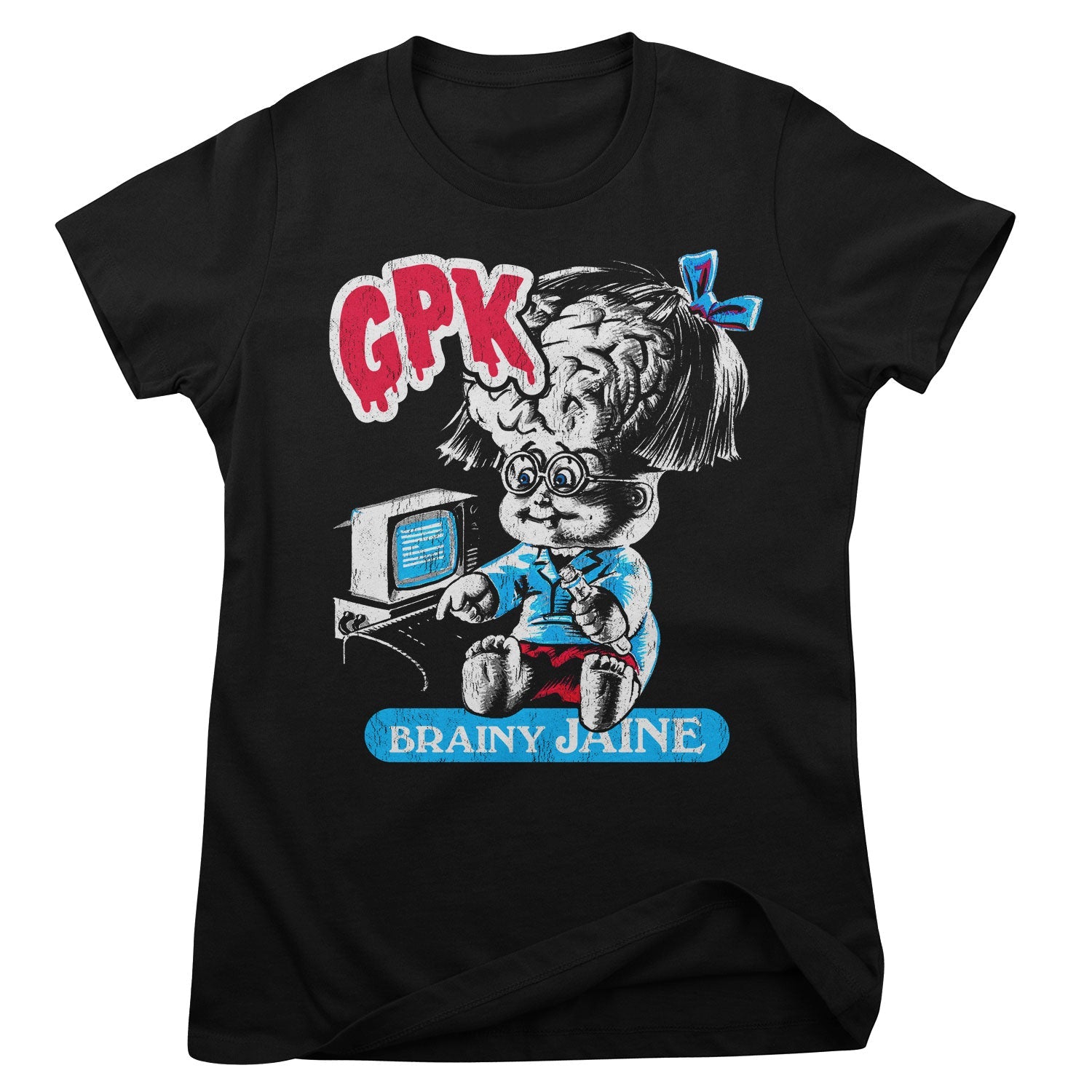 Garbage Pail Kids - Brainy Jaine Girly Tee Girly Tee fra Garbage Pail Kids