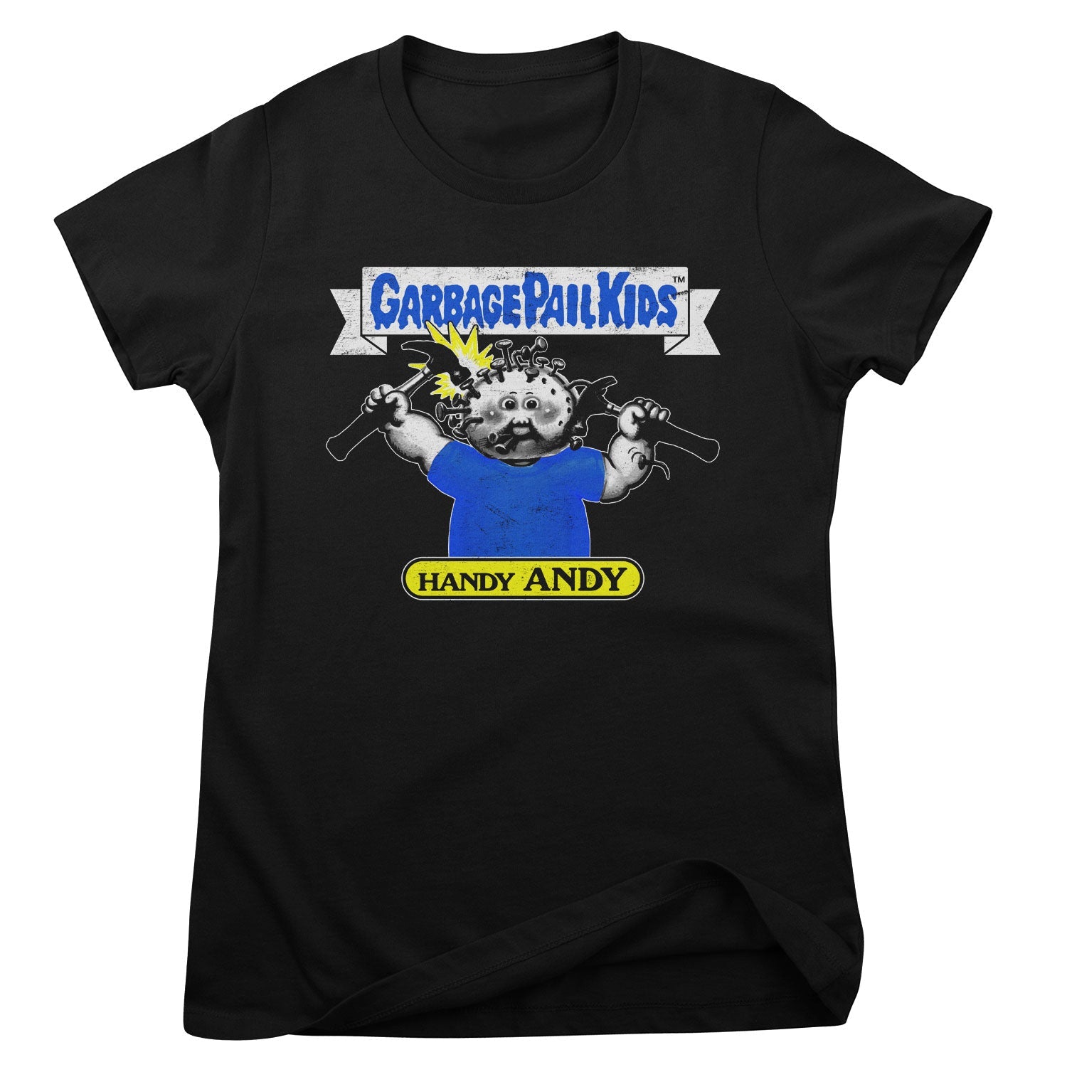 Garbage Pail Kids - Handy Andy Girly Tee Girly Tee fra Garbage Pail Kids