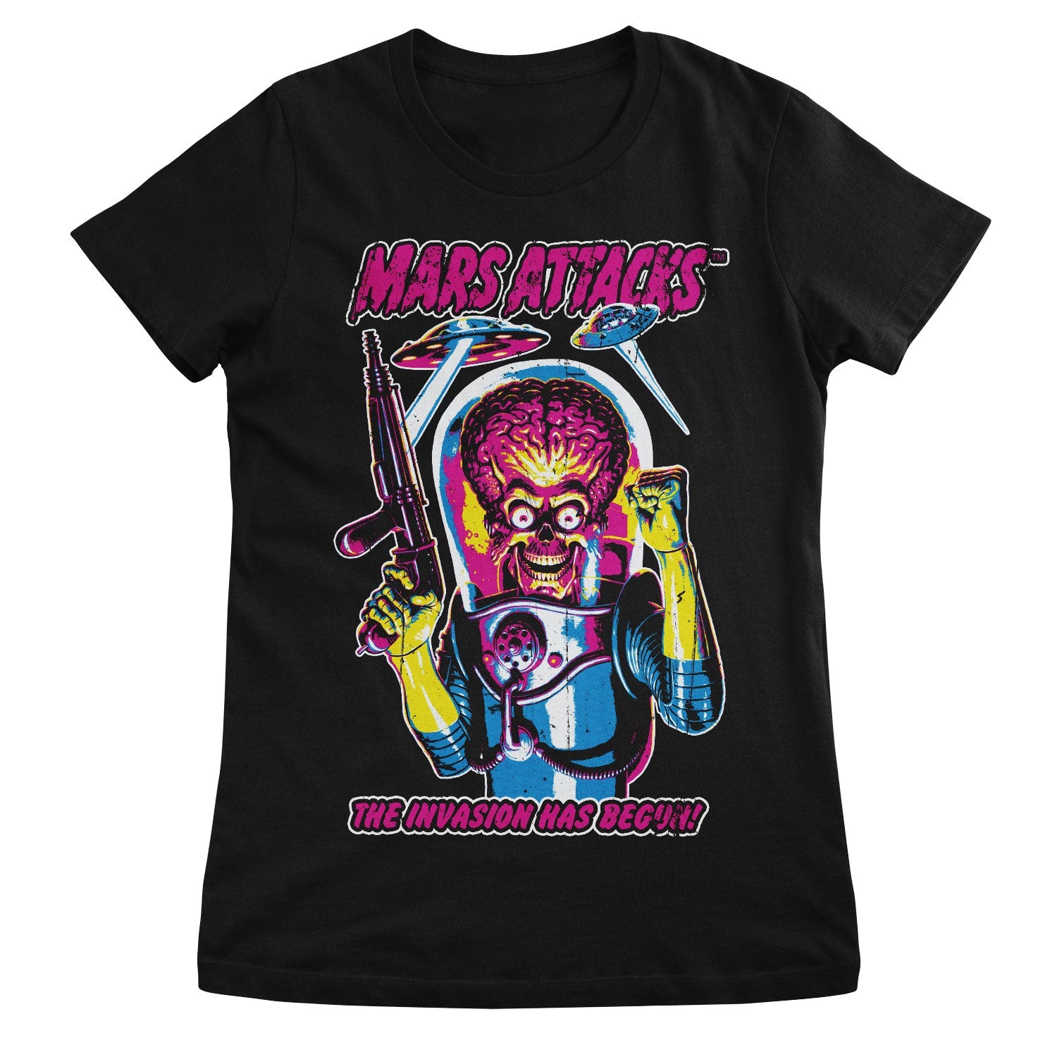 Mars Attacks - The Invasion Has Begun Girly Tee Girly Tee fra Mars Attacks