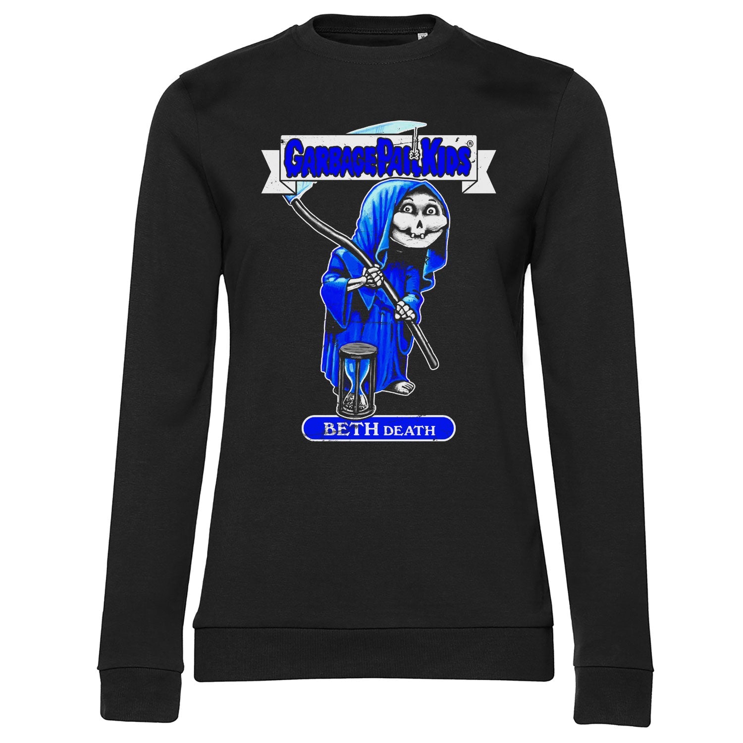 Garbage Pail Kids - Beth Death Girly Sweatshirt Girly Sweatshirt fra Garbage Pail Kids
