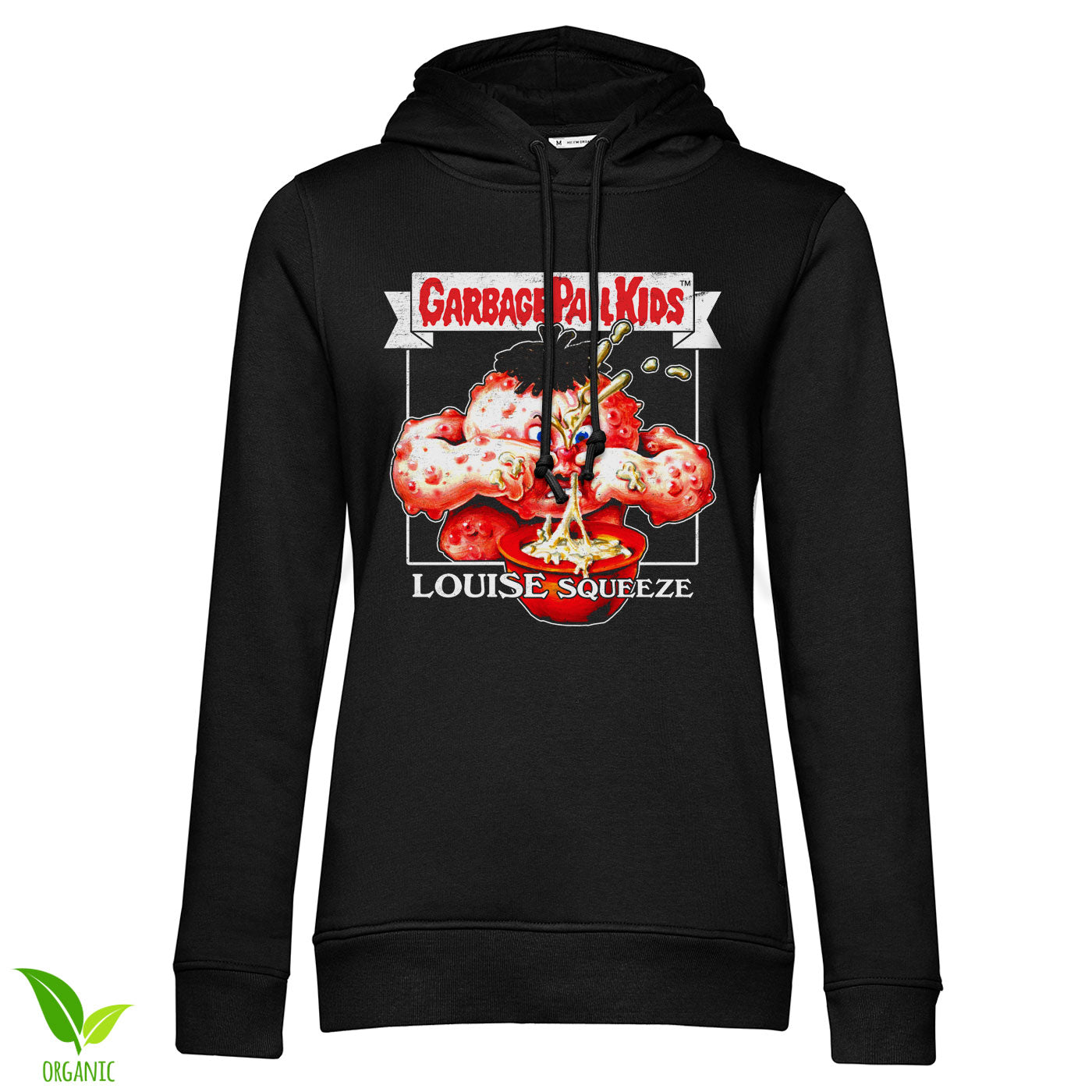 Garbage Pail Kids - Louise Squeeze Girly Hoodie Girly Hoodie fra Garbage Pail Kids