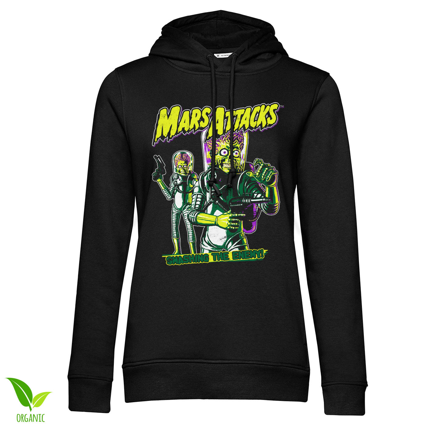 Mars Attacks - Smashing The Enemy Girly Hoodie Girly Hoodie fra Mars Attacks