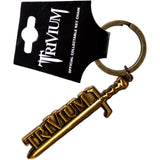 Trivium: Gold Sword Keychain