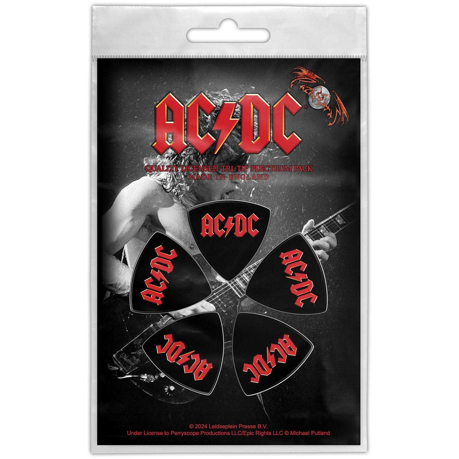 AC/DC: Logo Plectrum – officielt merchandise