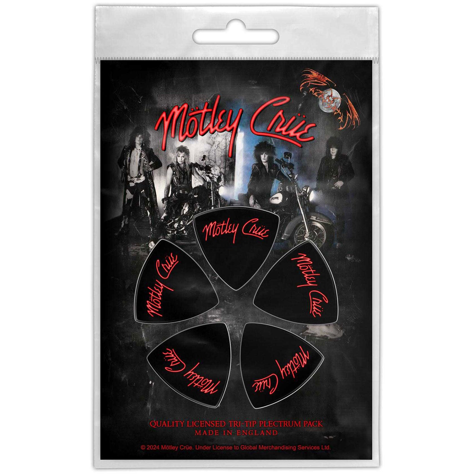 Motley Crue: Logo Plectrum – officielt merchandise