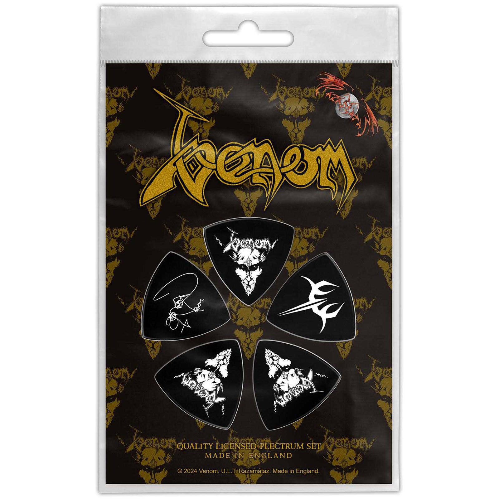 Venom: Black Metal Plectrum – officielt merchandise
