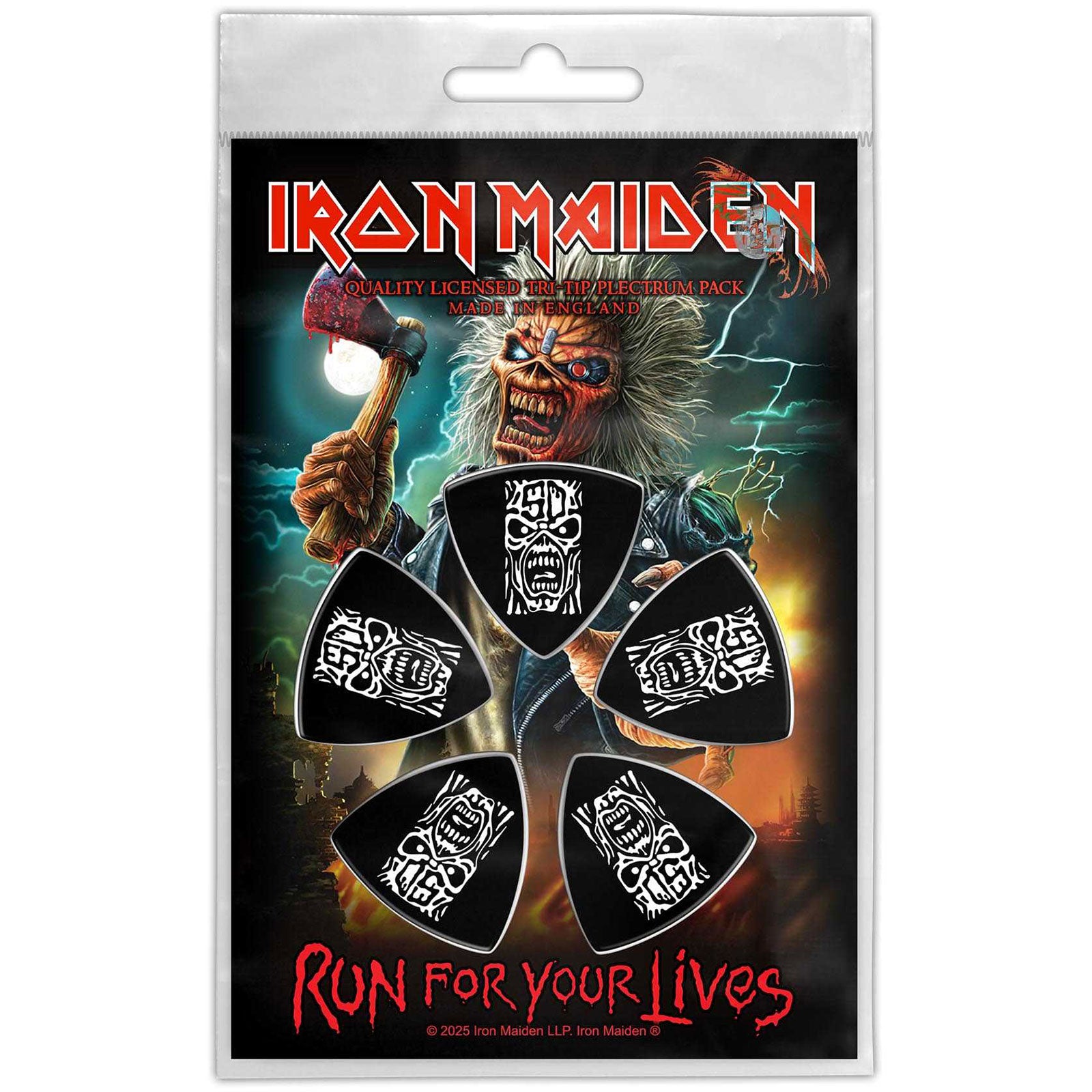Iron Maiden: Run For Your Lives Plectrum – officielt merchandise