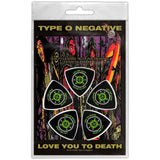 Type O Negative: Love You To Death Plectrum – officielt merchandise