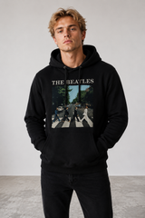 The Beatles: Abbey Road Hoodie - Sort