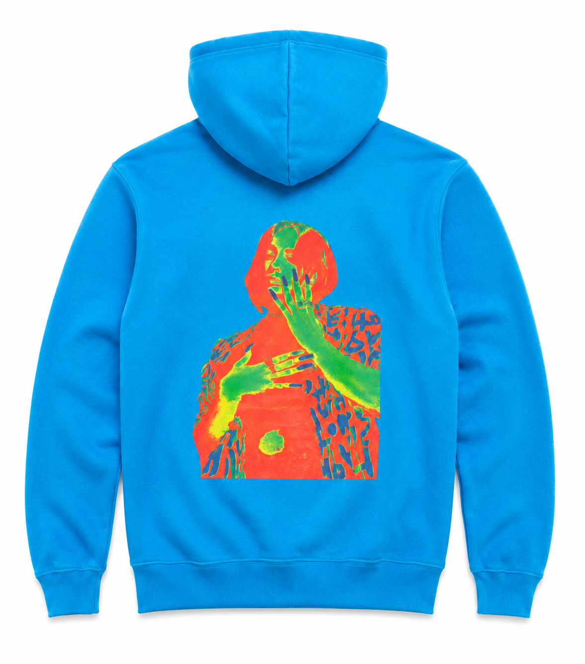 Billie Eilish: Thermal Photo Pullover Hoodie (print for og bag)