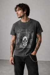 Thin Lizzy: Angel Of Death Stone Wash T-Shirt (Wash)