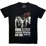U2: Zoo TV Tour NY Poster 08.29.92 T-shirt – officielt merchandise