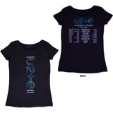 U2: Logo 2018 (Navy Blue) (Ex - Tour) T-shirt – officielt merchandise