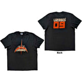 U2: 359 Degree Tour 2009 Orange Logo T-shirt – officielt merchandise