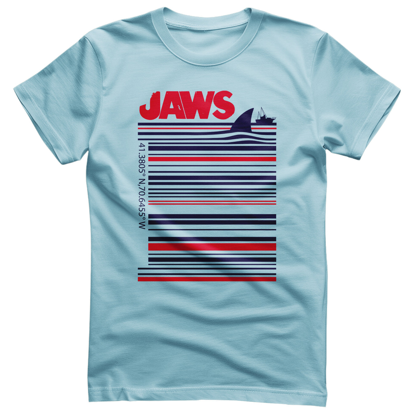 Jaws Barcode T-Shirt T-Shirt fra Jaws