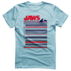 Jaws Barcode T-Shirt T-Shirt fra Jaws