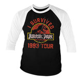 Jurassic Park 1993 Tour Baseball 3/4 Sleeve Tee