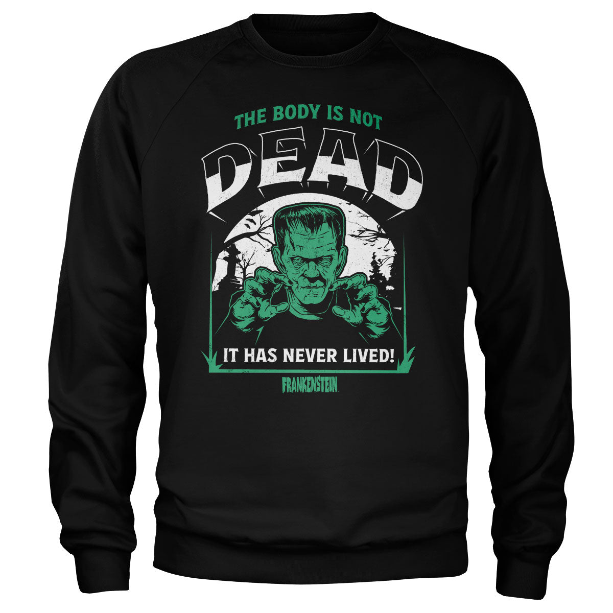Frankenstein - The Body Is Not Dead Sweatshirt Sweatshirt fra Universal Monsters