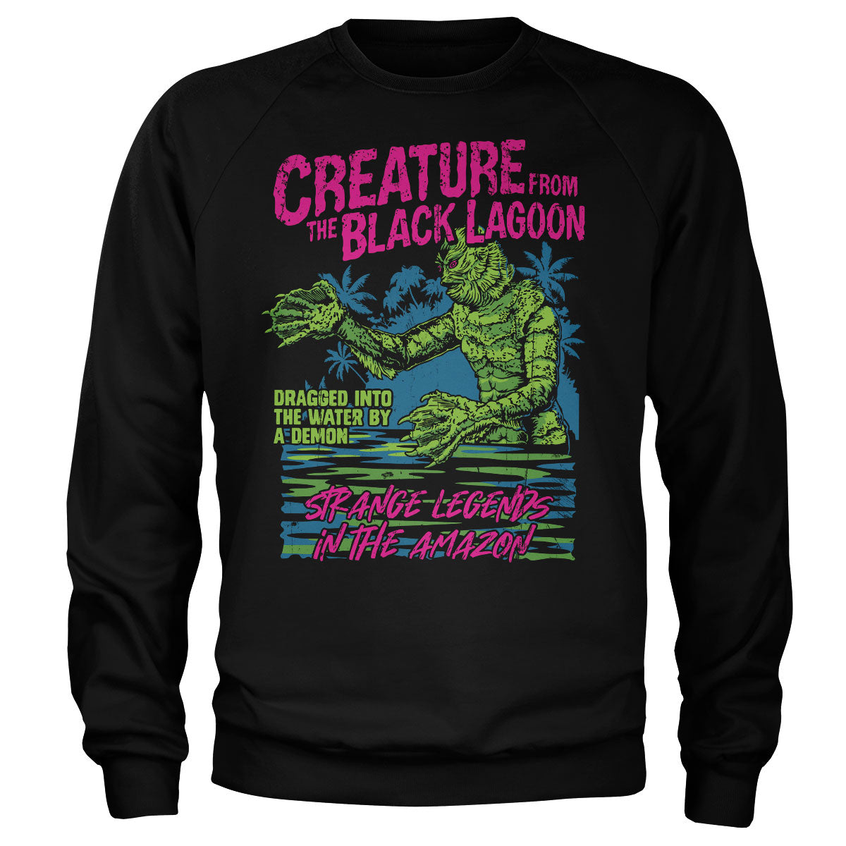 The Creature From The Sort Lagoon Sweatshirt Sweatshirt fra Universal Monsters