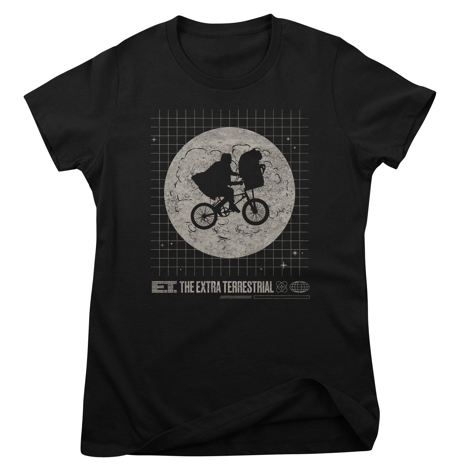 E.T. Washed Grid Girly Tee