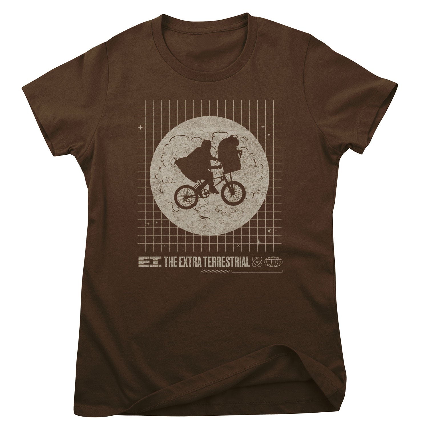 E.T. Washed Grid Girly Tee