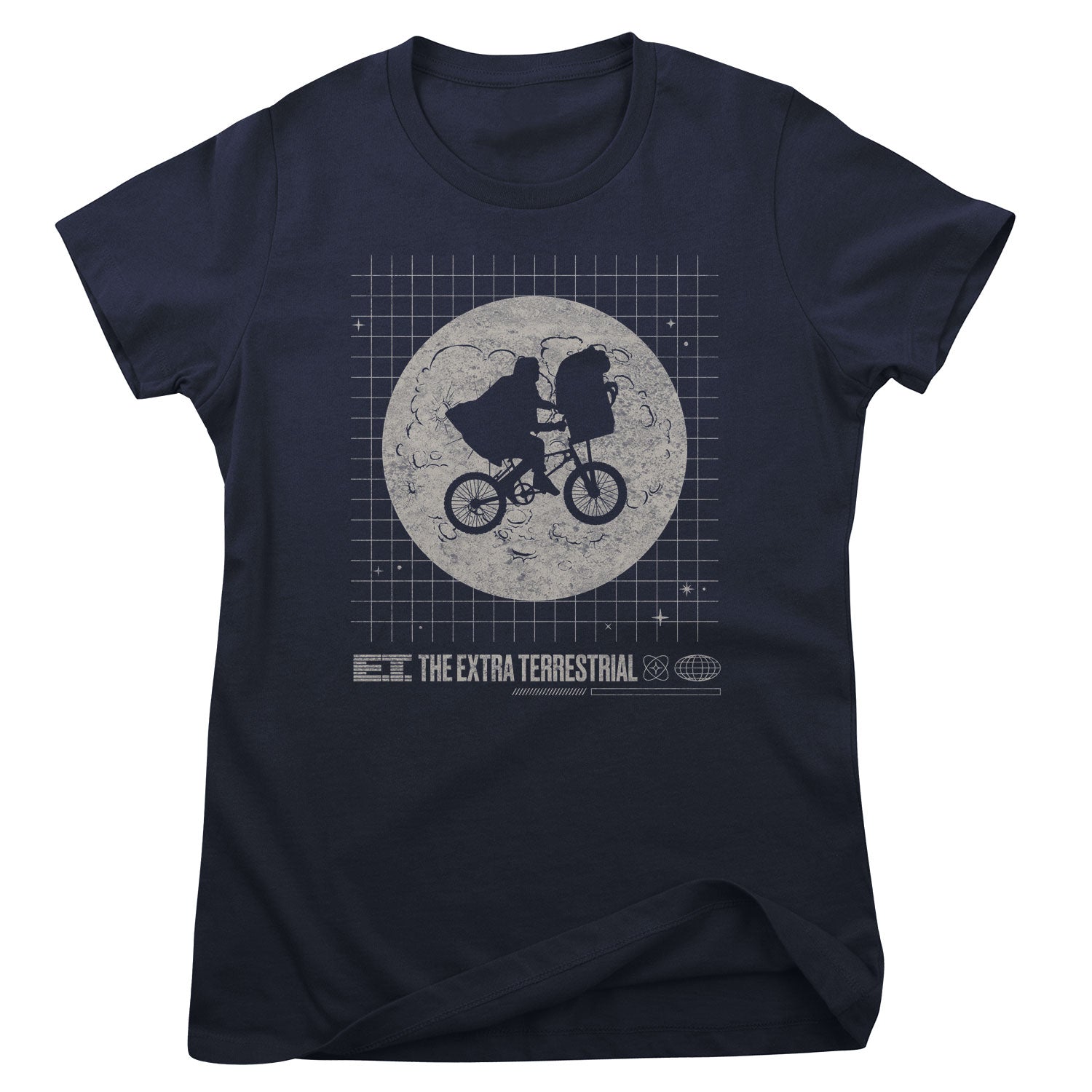 E.T. Washed Grid Girly Tee