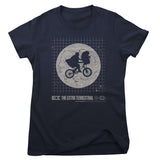 E.T. Washed Grid Girly Tee