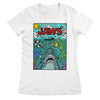 JAWS Doodler Poster Girly Tee Girly Tee fra Jaws