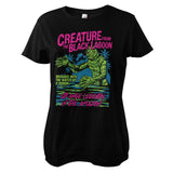 The Creature From The Sort Lagoon Girly Tee Girly Tee fra Universal Monsters