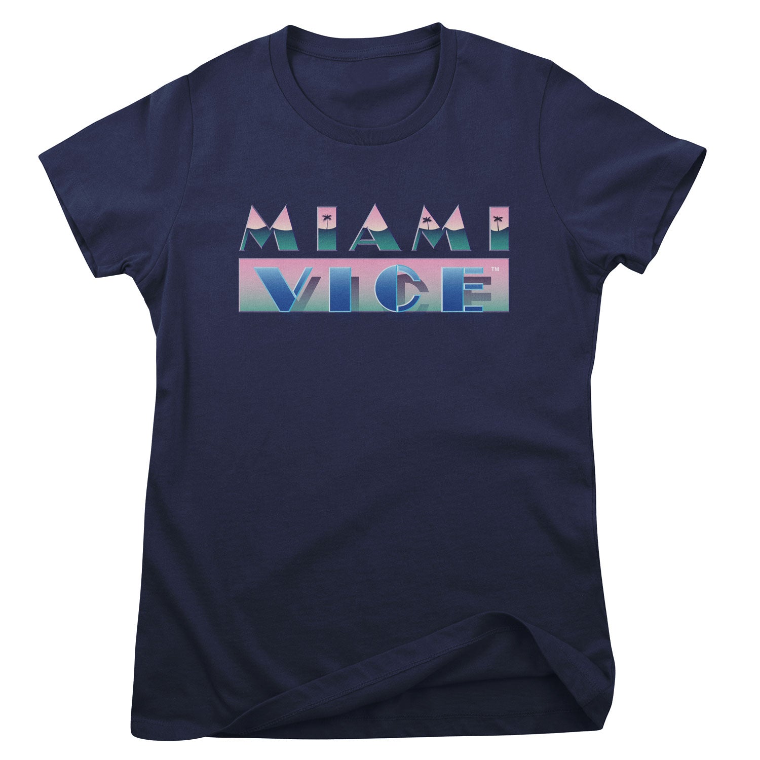 Miami Vice Airbrush Logo Girly Tee