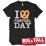 I Love Pretzel Day Big & Tall T-Shirt