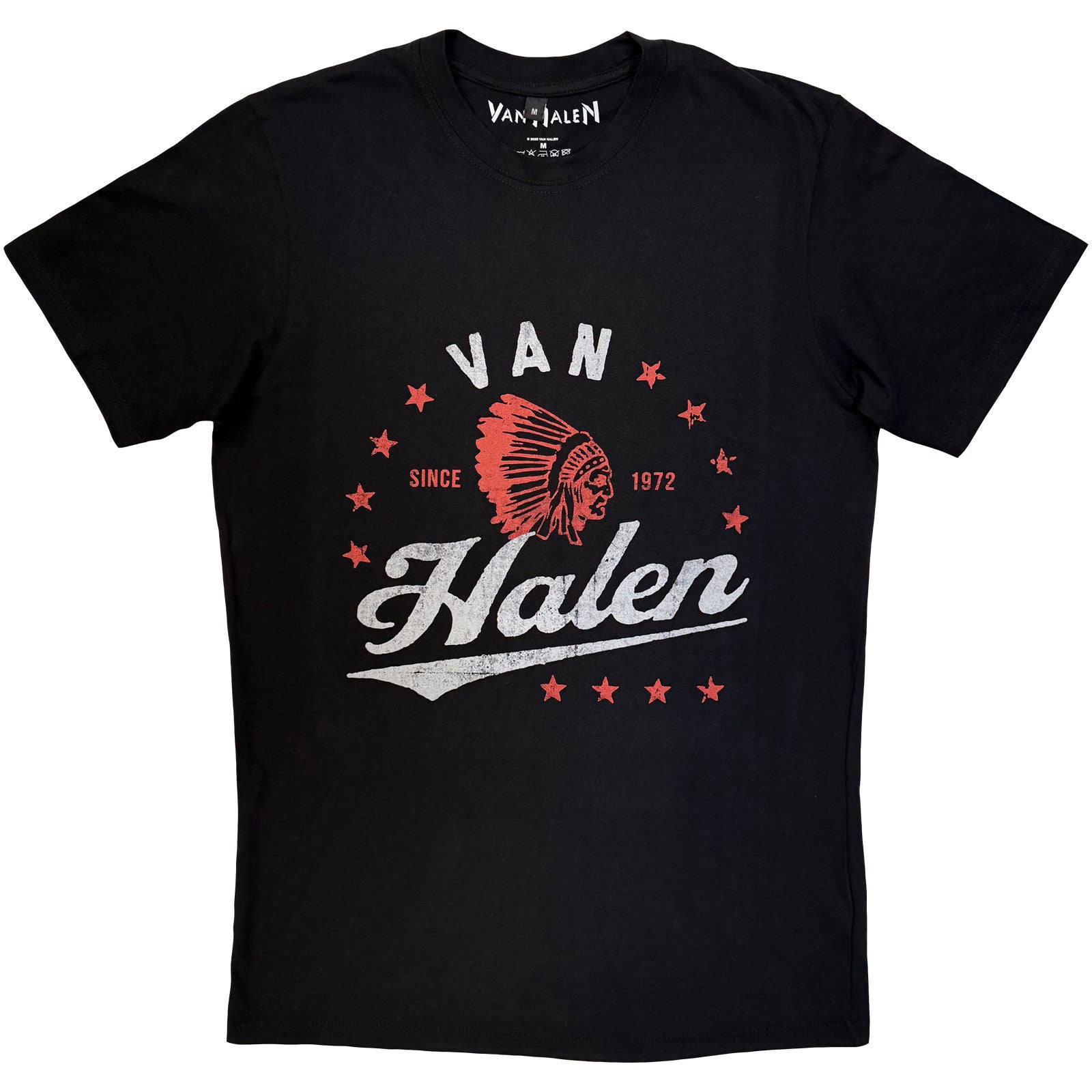 Van Halen: Red Indian T-shirt – officielt merchandise