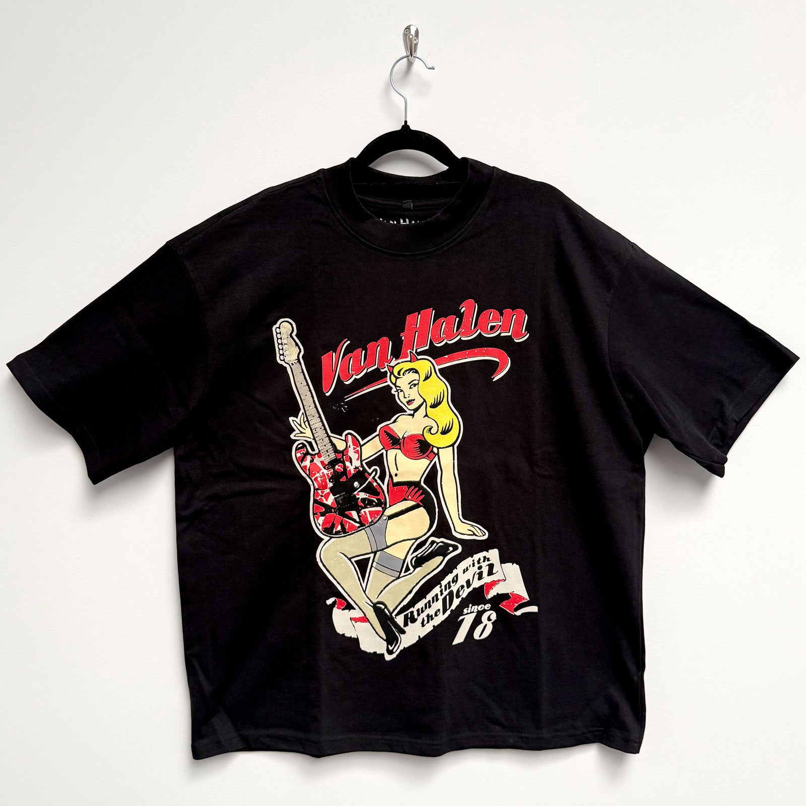 Van Halen: Running With The Devil Oversized Boxy T-Shirt