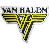 Van Halen: Text & Yellow Logo Woven Patch