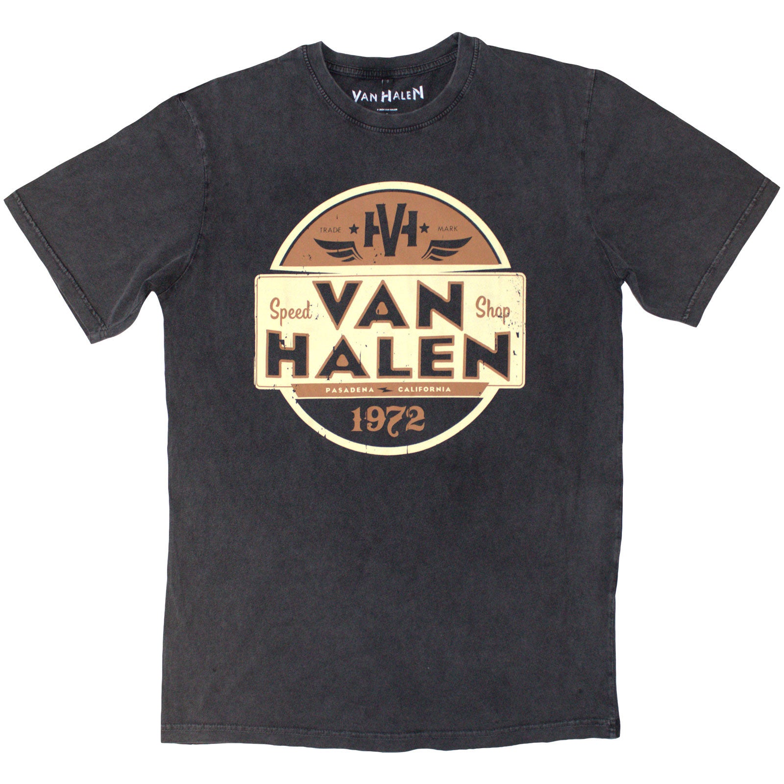 Van Halen: Speed Shop Stone Wash T-Shirt (Wash)
