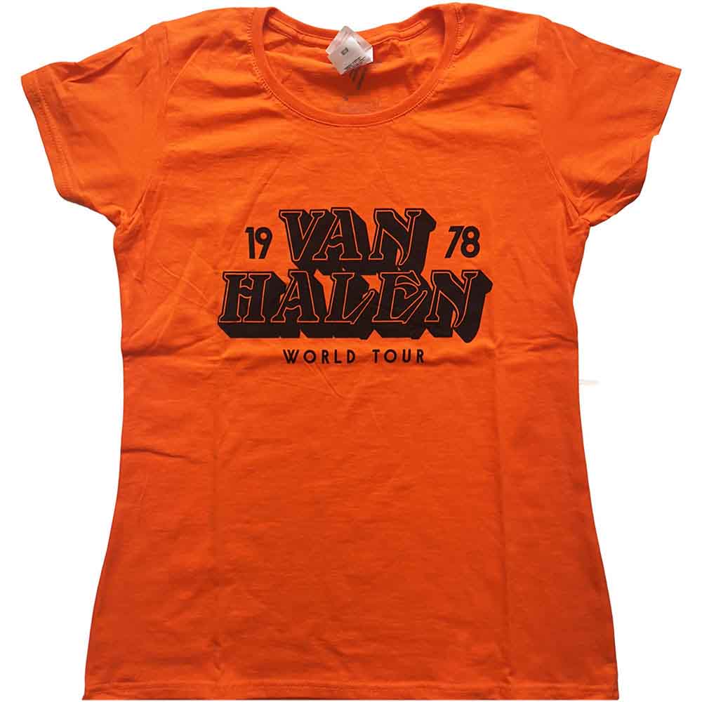 Van Halen: World Tour '78 T-shirt – officielt merchandise