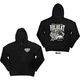 Volbeat: Louder and Faster Zipped Hoodie (Back Print)