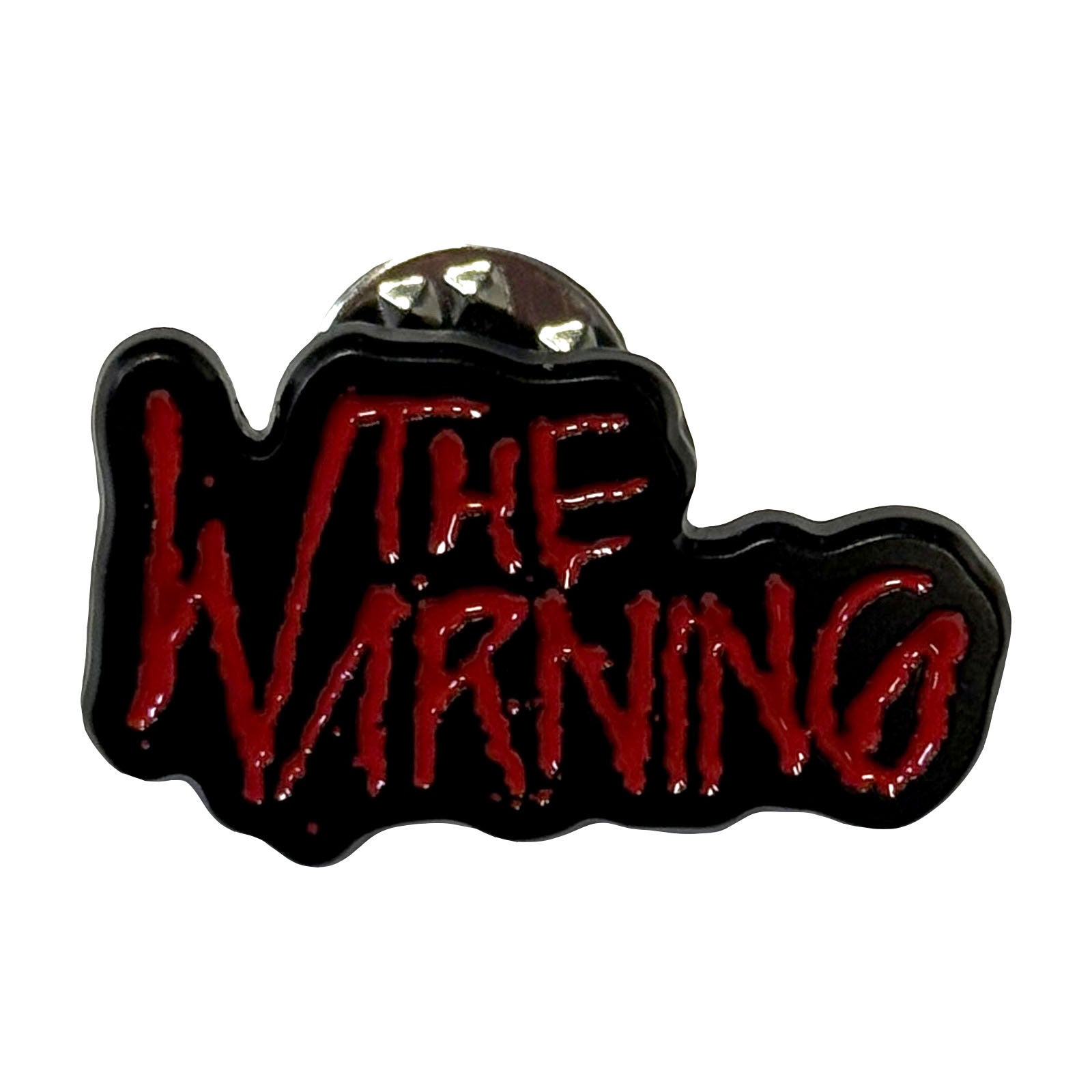 The Warning: Splatter Logo Pin badge – officielt merchandise