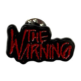 The Warning: Splatter Logo Pin badge – officielt merchandise