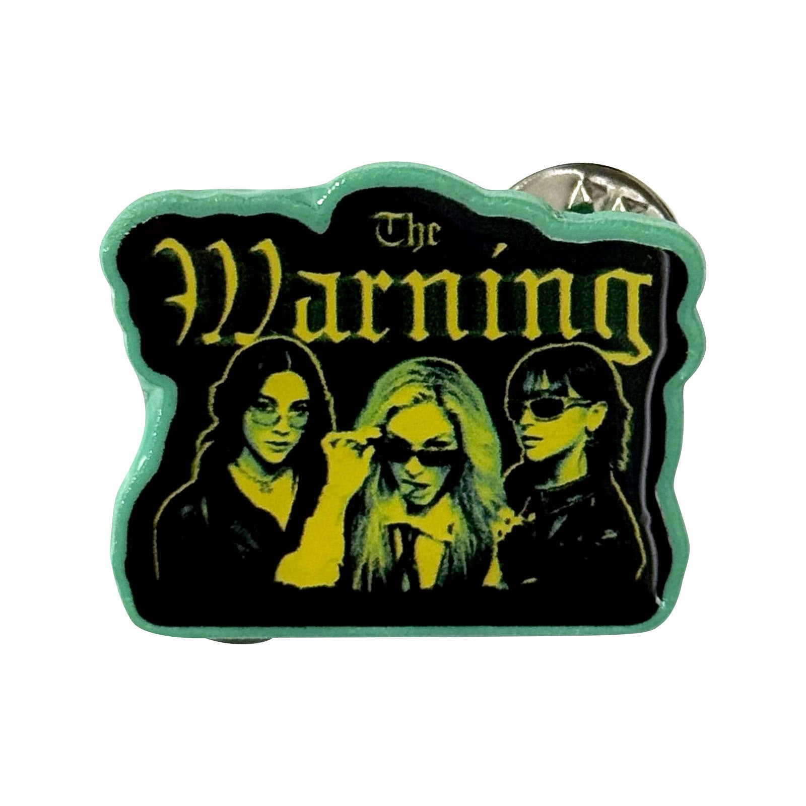The Warning: Yellow Girls Pin badge – officielt merchandise